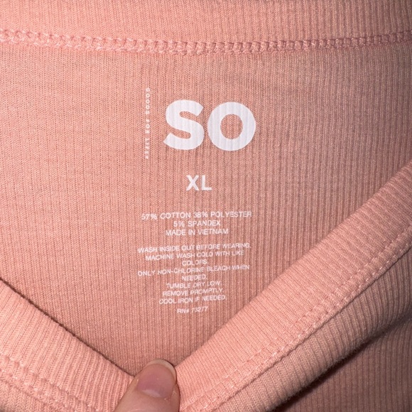 Womens Sonoma Goods for Life Rib Slim Fit Long Sleeve Tee Size XL - Picture 3 of 4